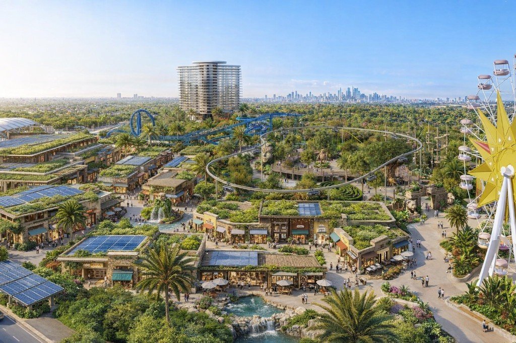 Polo Turístico Cabo Branco — vista aérea do complexo, WAM Hotéis